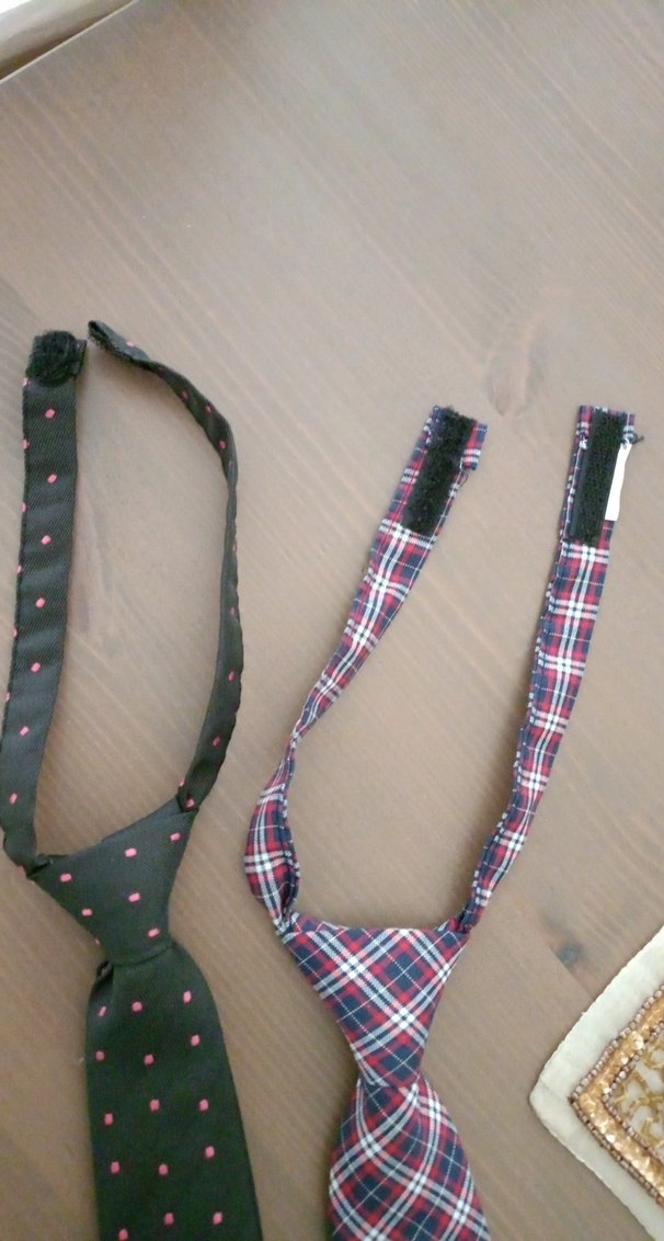 Klasik Desenli Erkek çocuk Kravatları 2 adet - Görsel 4