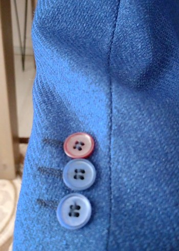 Lacivert Düğmeli Erkek çocuk Takım Ceketi - Görsel 8