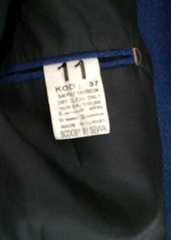 Lacivert Düğmeli Erkek çocuk Takım Ceketi - Görsel 4