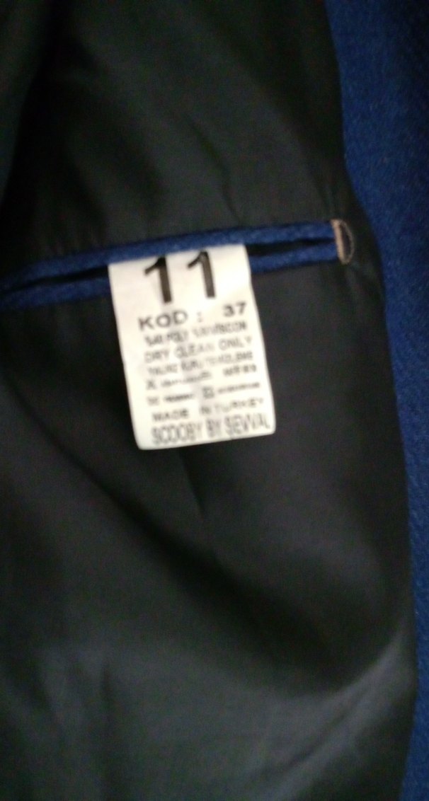 Lacivert Düğmeli Erkek çocuk Takım Ceketi - Görsel 4