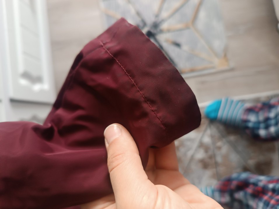 Bordo Uzun trençkot yagmurluk - Görsel 4