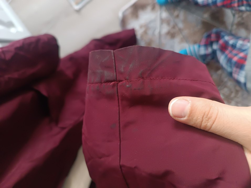 Bordo Uzun trençkot yagmurluk - Görsel 5