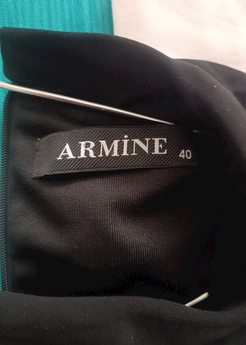 40 Beden siyah Renk Armine tesettür elbise