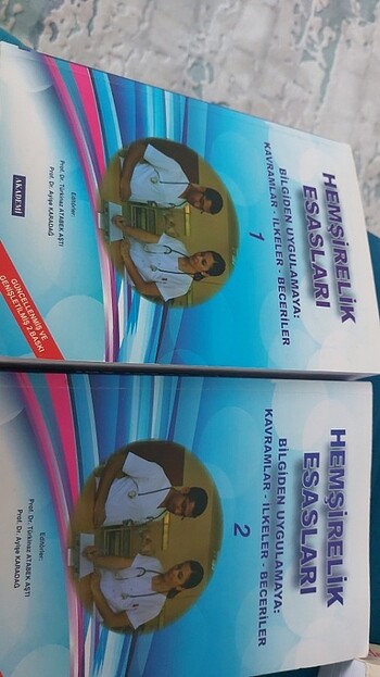 Hemsirelik esasları 1 ve 2.cilt kitap