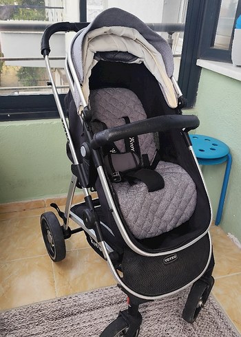 15-36 kg Beden Yoyko City Seyahat Sistem Bebek Arabası 3 in 1 Gri Silver