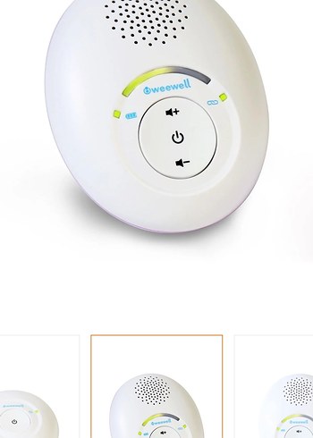 Bebek Monitörü Pastel Beyaz - Görsel 4