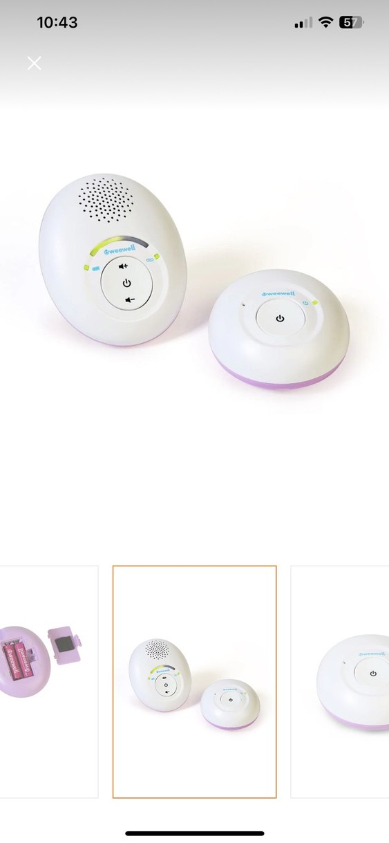 Bebek Monitörü Pastel Beyaz - Görsel 2