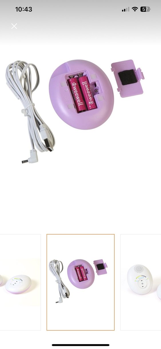 Bebek Monitörü Pastel Beyaz - Görsel 5