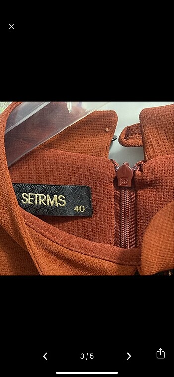 Tesettür elbise abiye SETRMS - Görsel 3