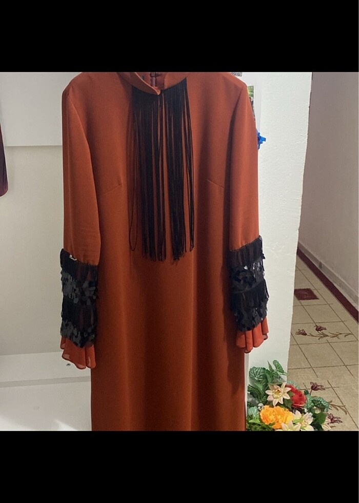 Tesettür elbise abiye SETRMS - Görsel 2