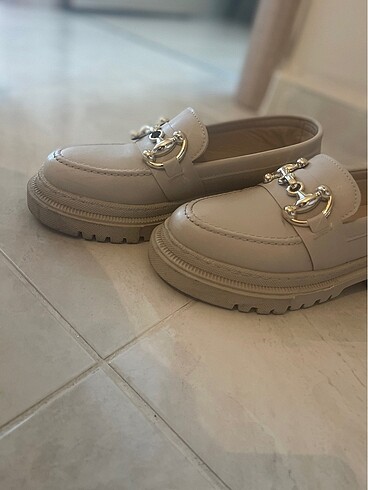 Bej kadın ayakkabı - Görsel 6