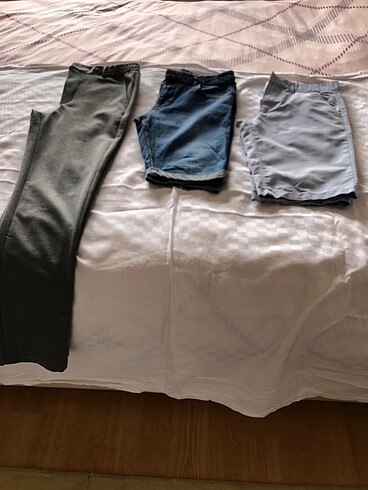 s/m Beden gri Renk Erkek şort pantolon