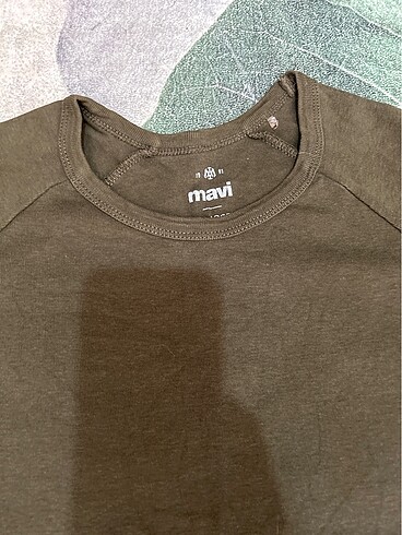 xl Beden haki Renk Mavi erkek tshirt