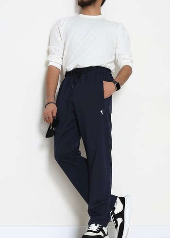 Lacivert Erkek Regular Fit Eşofman Altı - Görsel 2