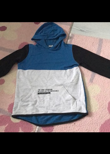 Erkek Kapüşonlu Fermuarlı Sweatshirt - Görsel 2