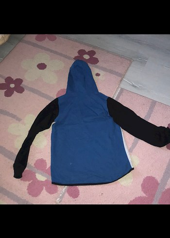 Erkek Kapüşonlu Fermuarlı Sweatshirt - Görsel 5