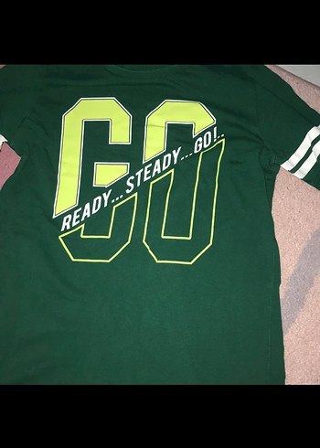 Erkek Çocuk Yeşil Baskılı Sweatshirt - Görsel 3