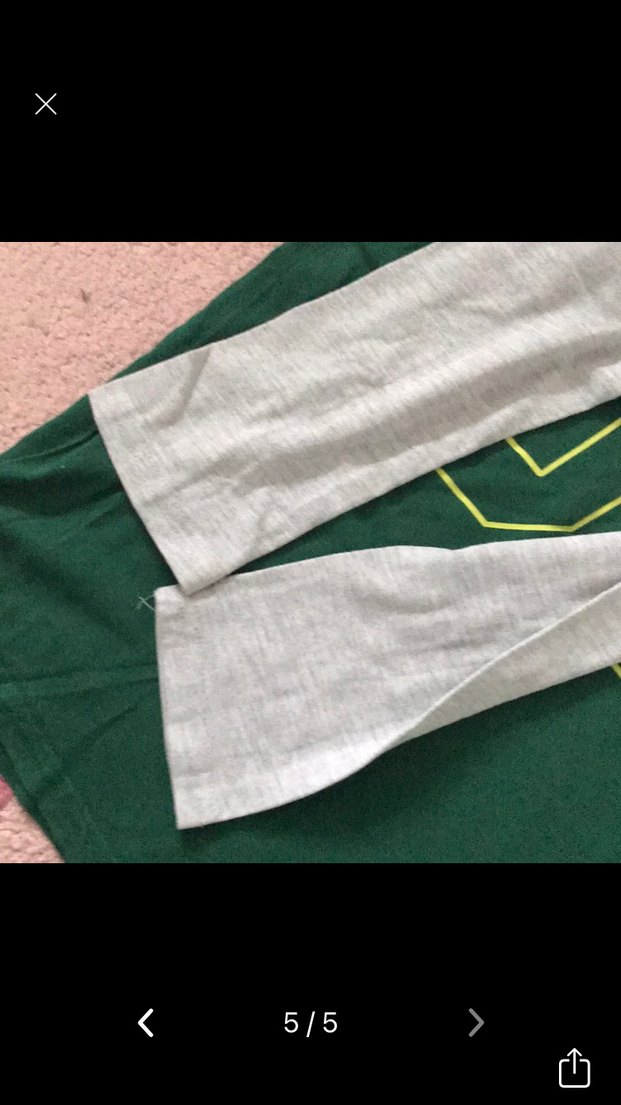 Erkek Çocuk Yeşil Baskılı Sweatshirt - Görsel 4