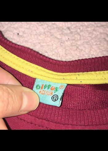 Koyu Kırmızı Erkek Çocuk Uzun Kollu Sweatshirt - Görsel 4