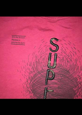 Koyu Kırmızı Erkek Çocuk Uzun Kollu Sweatshirt - Görsel 3