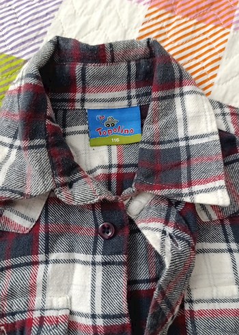 Erkek Çocuk Çok Renkli Düğmeli Gömlek - Görsel 6