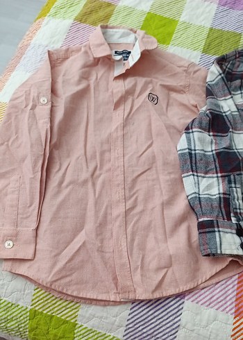 Erkek Çocuk Çok Renkli Düğmeli Gömlek - Görsel 2