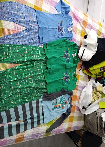 Renkli Desenli Erkek Çocuk Pijamaları - Görsel 5