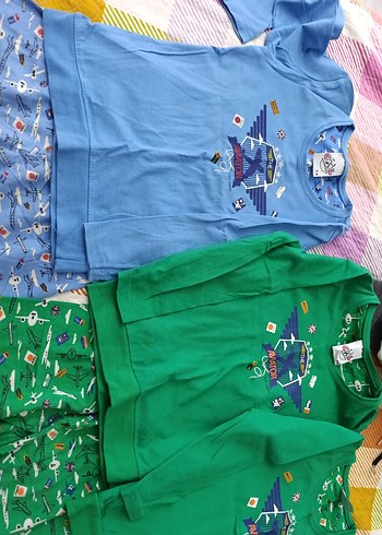 Renkli Desenli Erkek Çocuk Pijamaları - Görsel 3