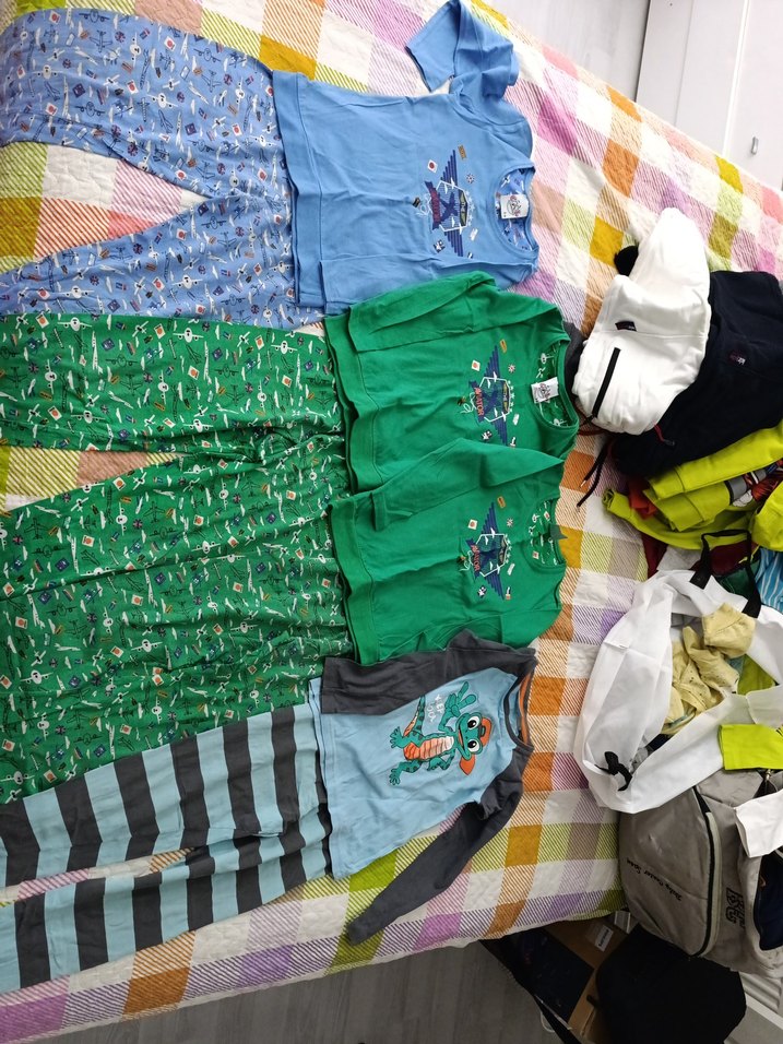 Renkli Desenli Erkek Çocuk Pijamaları - Görsel 5