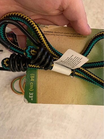 3 Adet Streç Kordon 84 cm kancalı - Görsel 3