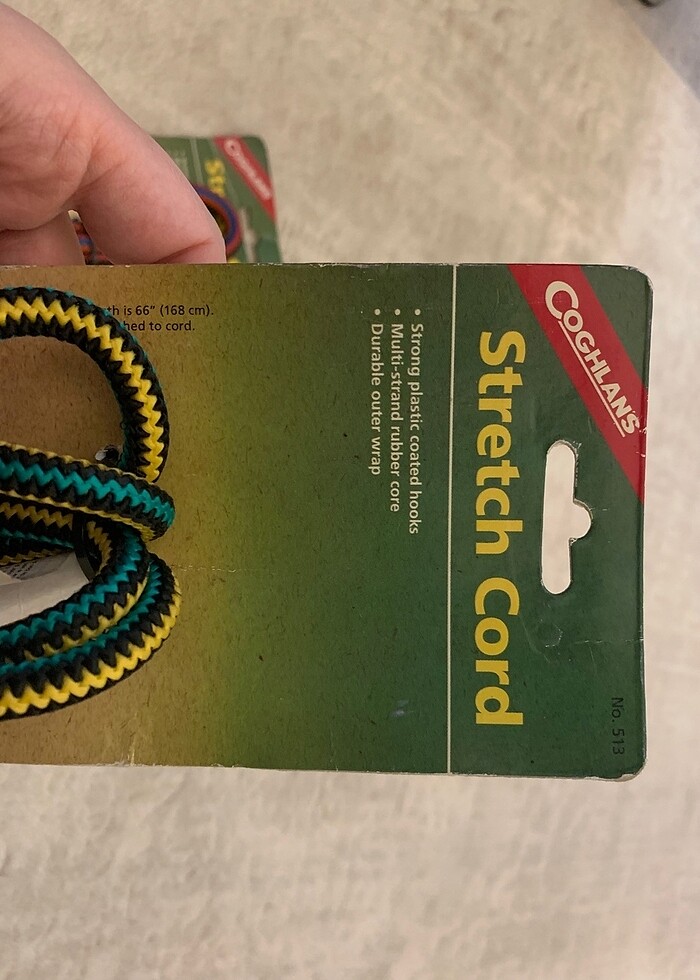 3 Adet Streç Kordon 84 cm kancalı - Görsel 2