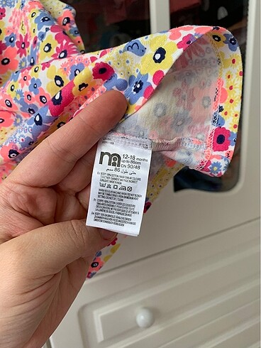 12-18 Ay Beden pembe Renk Mothercare bebek bluz