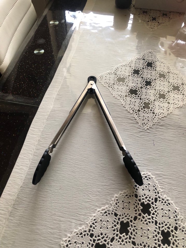 Siyah Silikon Uçlu Mutfak Maşası - Görsel 2