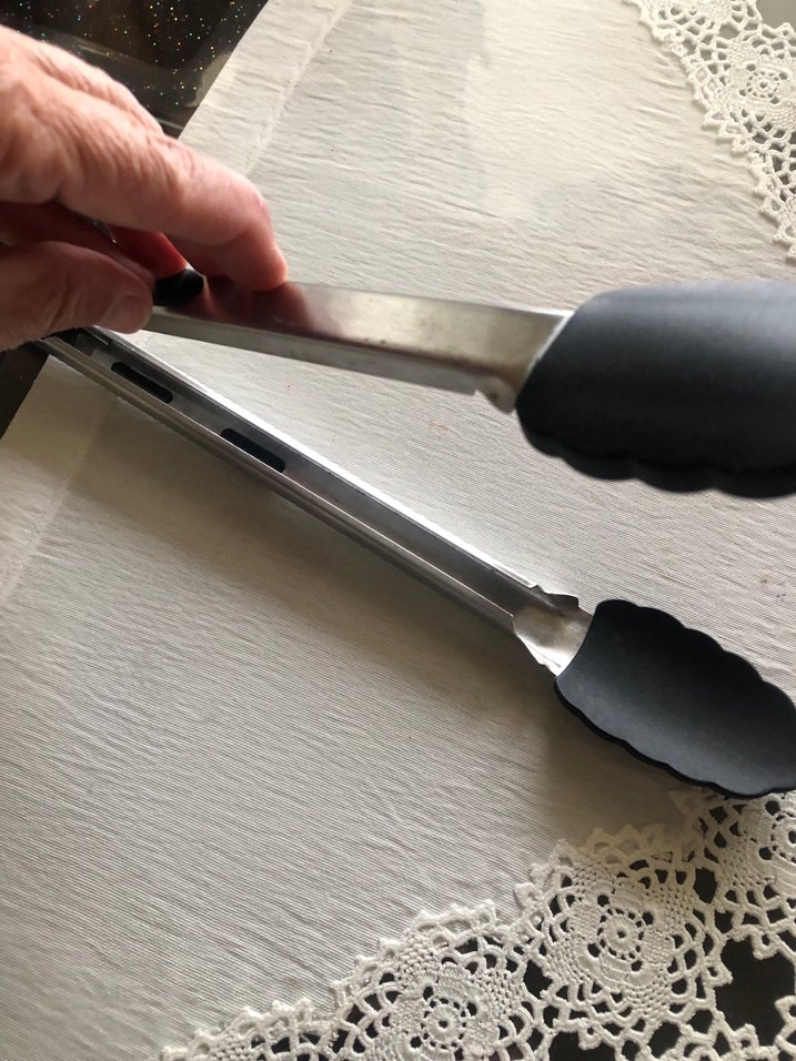 Siyah Silikon Uçlu Mutfak Maşası - Görsel 3