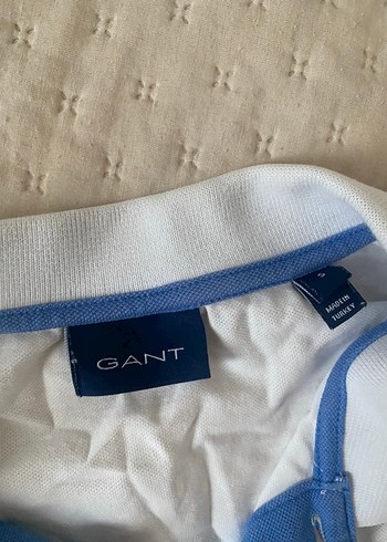 GANT Beyaz Polo Tişört Düğmeli Yaka - Görsel 2