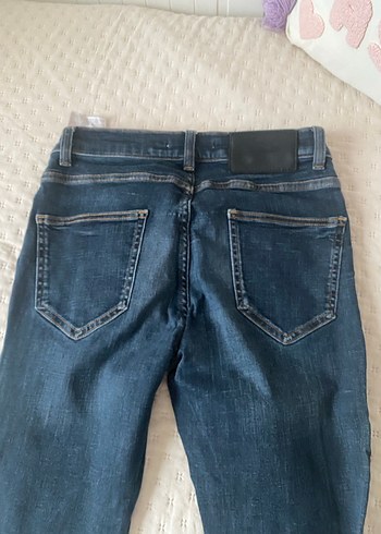 Kadın Lacivert Denim Normal Kesim Jean - Görsel 4