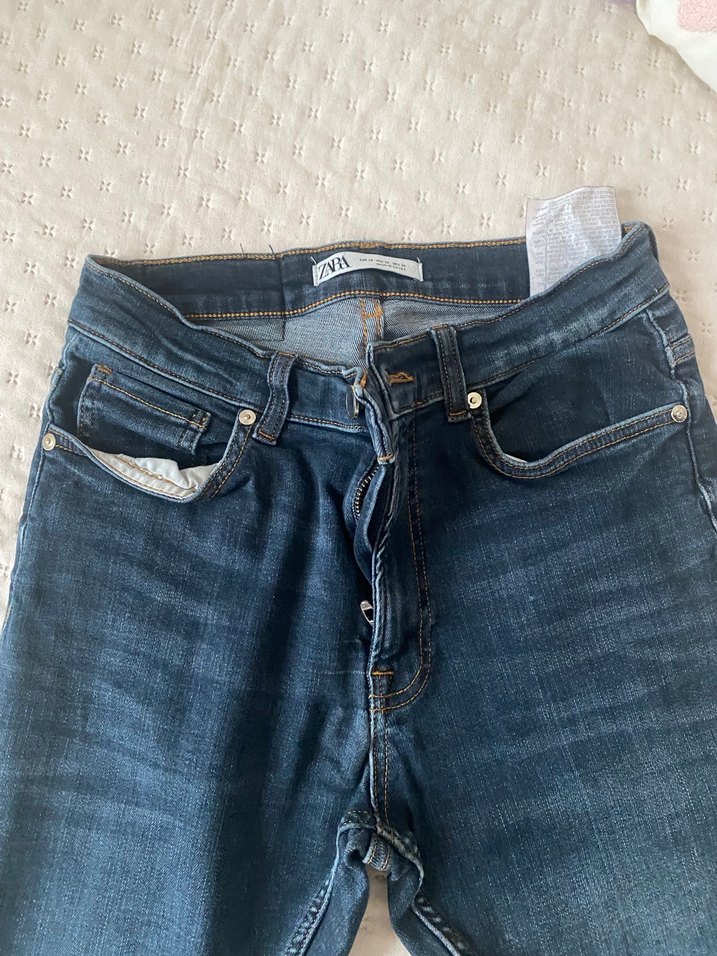 Kadın Lacivert Denim Normal Kesim Jean - Görsel 2