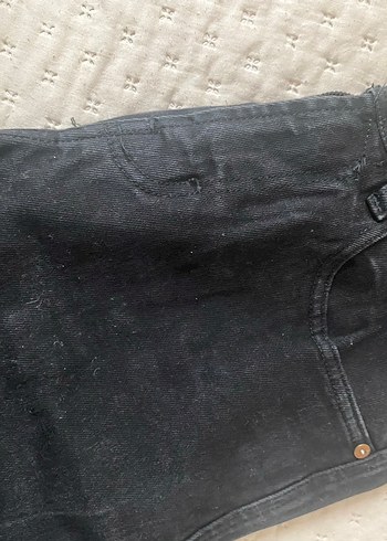 Siyah erkek Midi Boy Denim Pantolon - Görsel 3