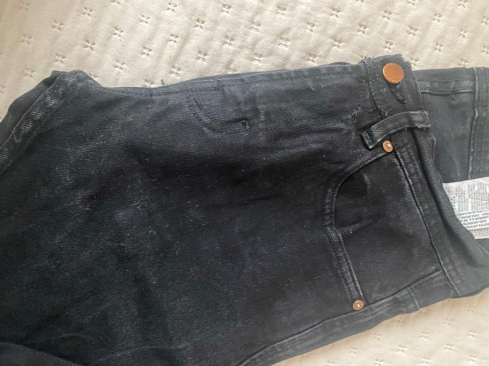 Siyah erkek Midi Boy Denim Pantolon - Görsel 3