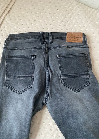 Gri Erkek Denim Regular Fit Jean - Görsel 3