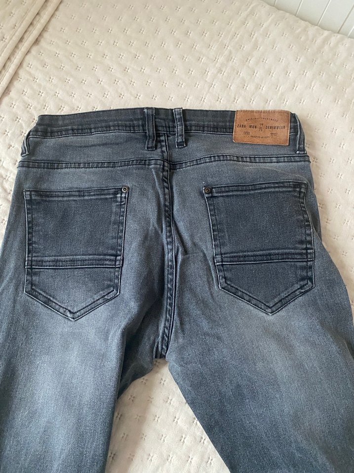 Gri Erkek Denim Regular Fit Jean - Görsel 3