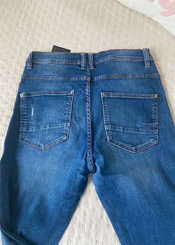 ErkekMavi Denim Normal Kesim Jean - Görsel 4