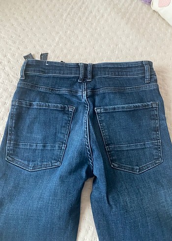 Kadın Lacivert Normal Kesim Denim Pantolon - Görsel 4