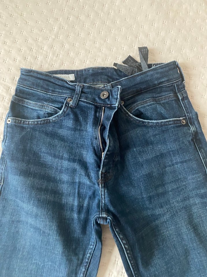 Kadın Lacivert Normal Kesim Denim Pantolon - Görsel 3
