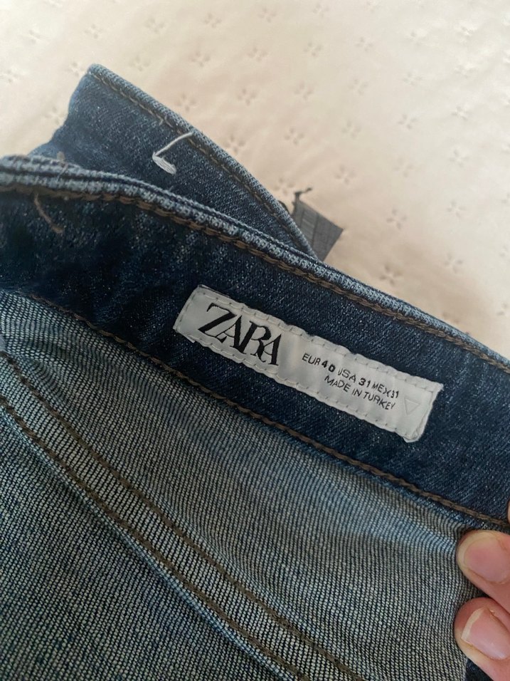 Kadın Lacivert Normal Kesim Denim Pantolon - Görsel 2