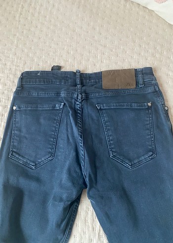 Erkek Lacivert Regular Fit Denim Pantolon - Görsel 4