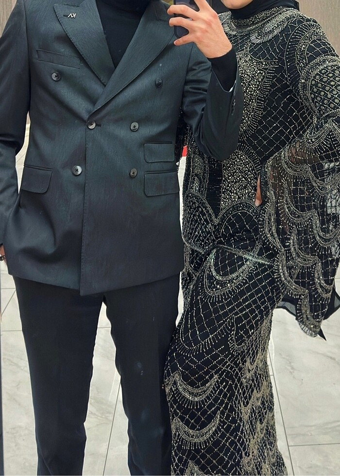 ÖZEL DİKİM EL İŞLEME ABİYE - Görsel 5