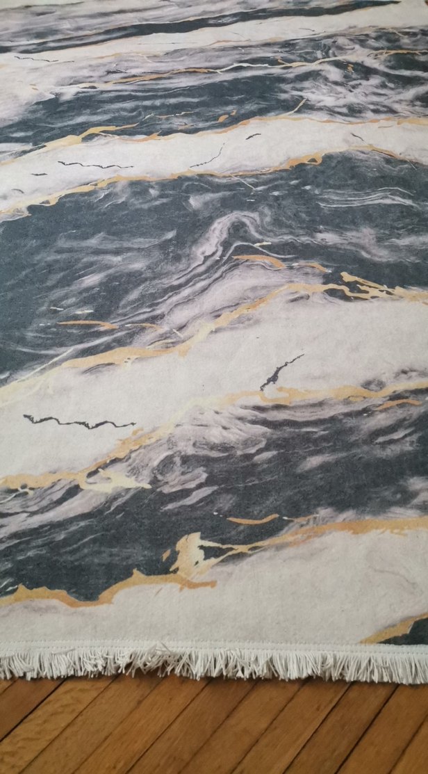 Gri Bağlama Desenli Çağdaş brillant Halı
160+230 (2 adet) - Görsel 2