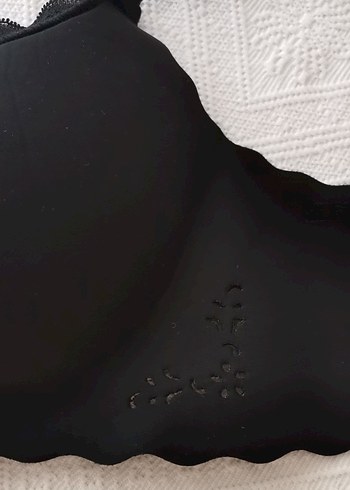 Diğer Siyah Düz Kesim Fitted Sütyen
