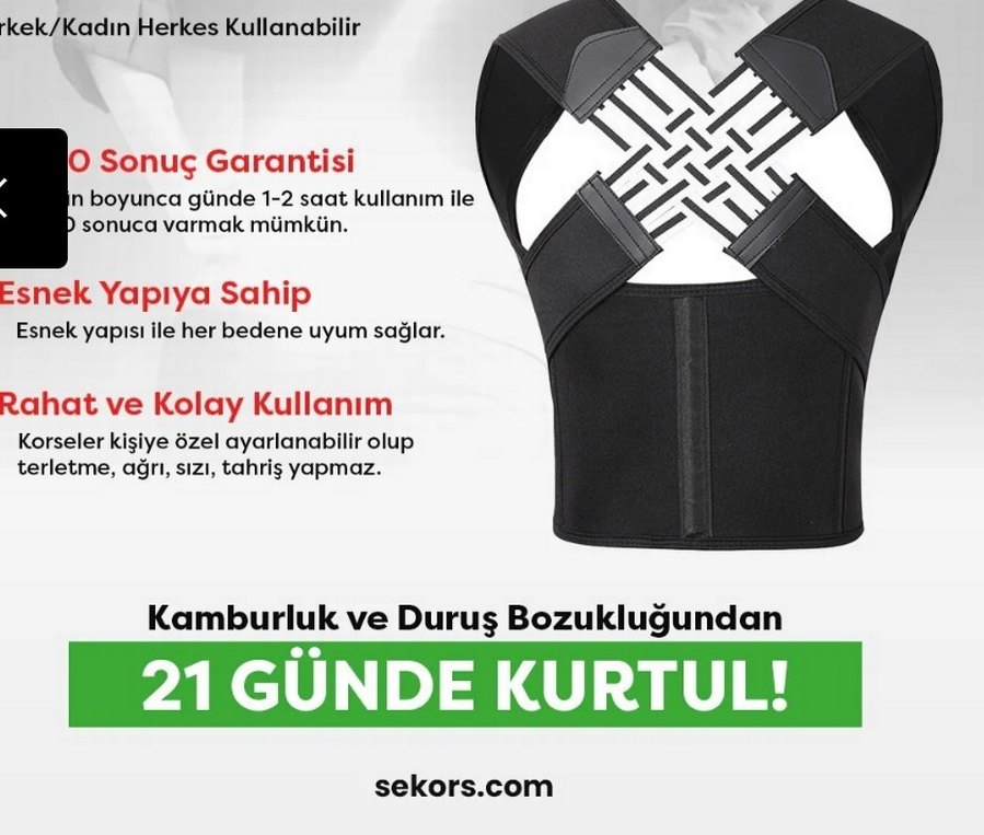 Sekors dik duruş korsesi - Görsel 2